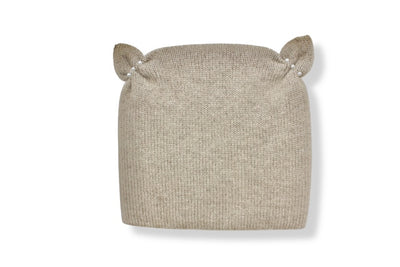 Cashmere baby hat with ears