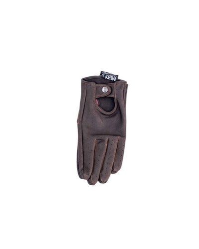 Driving Leather Gloves Brown for Men