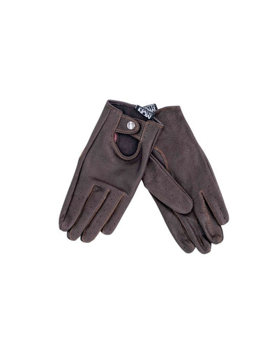 Driving Leather Gloves Brown for Men