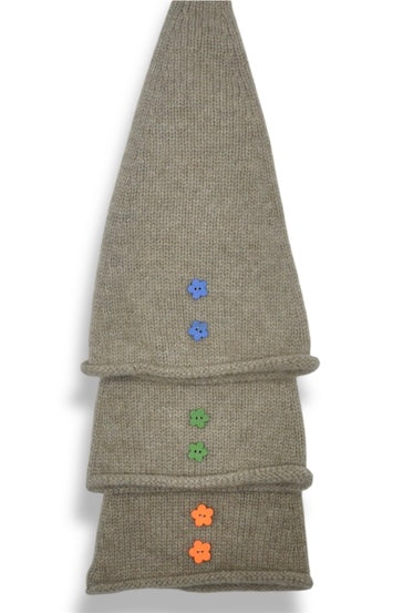 Cashmere cone hat for babies