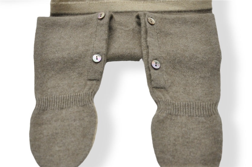Cashmere jumpsuit for babies