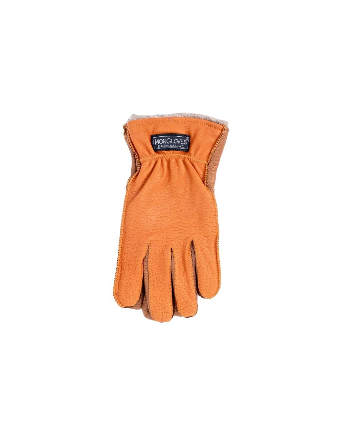 Dual-tone Leather Gloves with Wool lining for Men