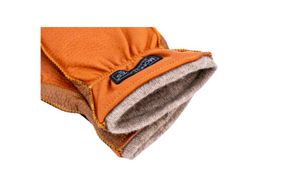Dual-tone Leather Gloves with Wool lining for Men