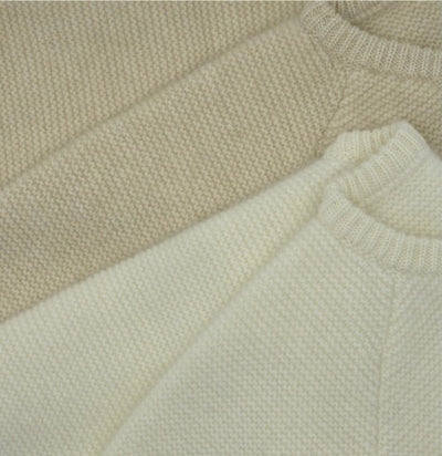 Cashmere wrap sweater for babies