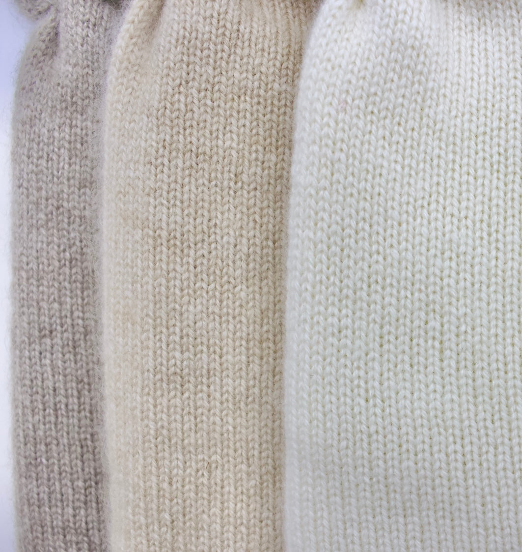 Cashmere baby hat with ears