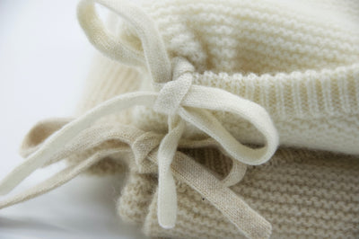 Cashmere wrap sweater for babies