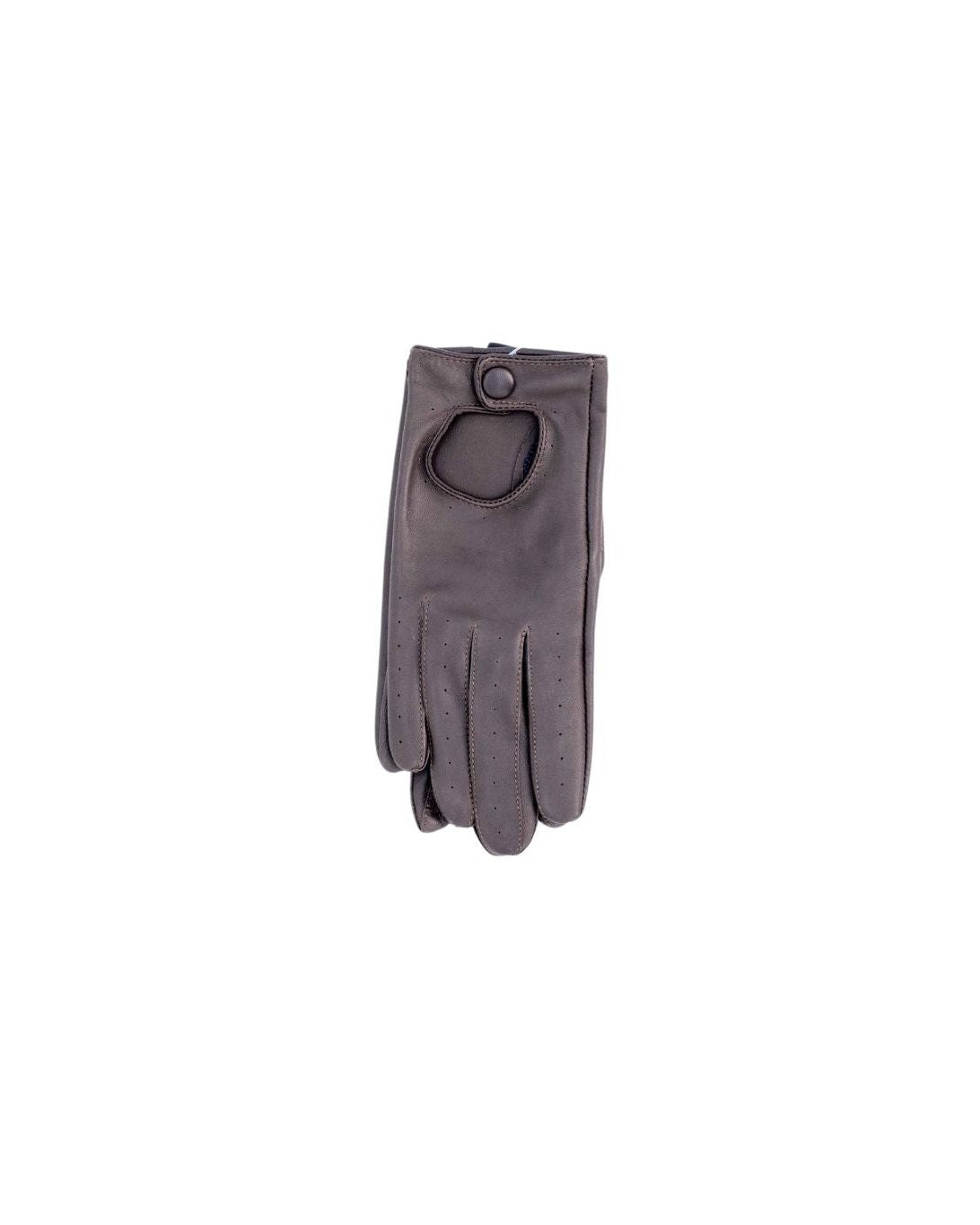 Driving Leather Gloves Light brown for Women