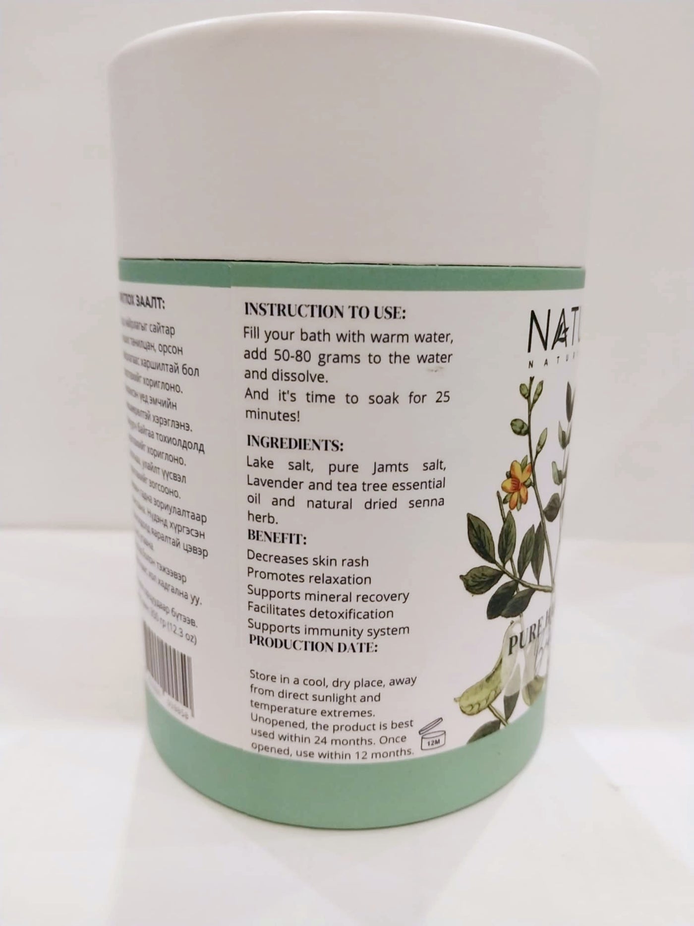 Natura pure harmony bath salt