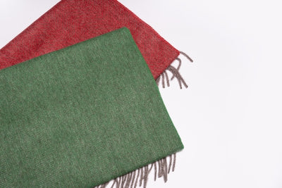 Yak wool woven scarf