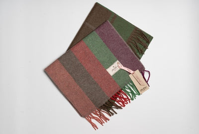 Yak wool woven scarf
