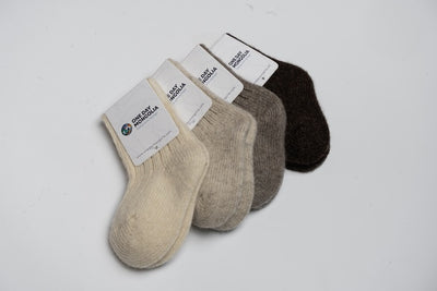 Sheep wool kids socks 100%