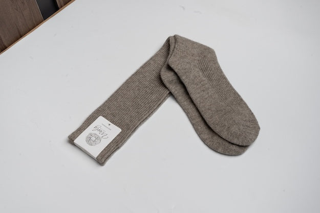 Sheep wool long socks 100%