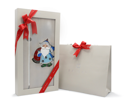 New Year Wreath Door Hanger Father Frost