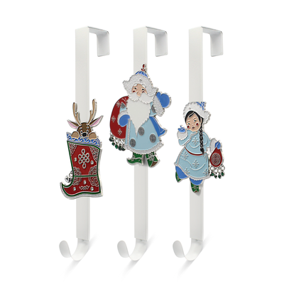 New Year Wreath Door Hanger Reindeer