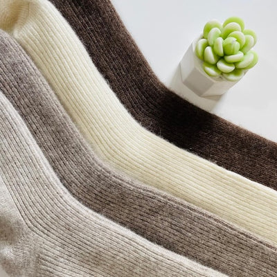 Sheep wool long socks 100%