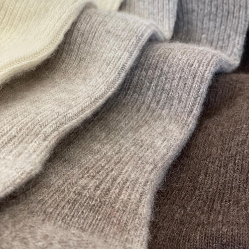 Sheep wool long socks 100%