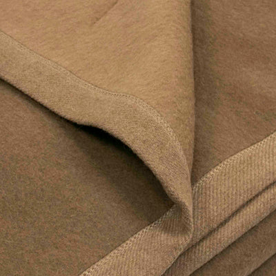 Camel wool blanket
