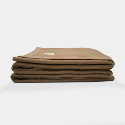 Camel wool blanket